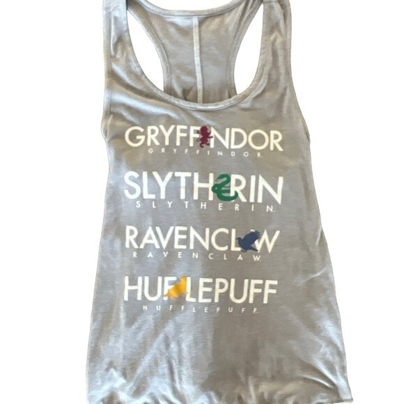 Harry Potter Gray Racerback Tank Top size Medium - Picture 1 of 4